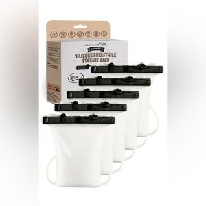 Legendairy  Silicone Breastmilk Storage Bags - pearl